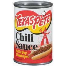 Texas Pete Hot Dog Chili Sauce No Beans Hamburger Sauce