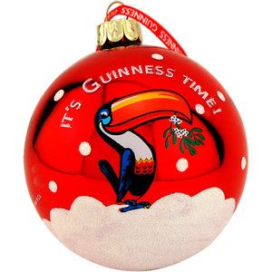 Guinness Toucan Christmas Bulb Tree Ornament Beer Lovers Holiday 