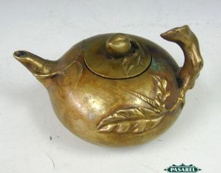 Antique Chinese Small Bronze Kettle for Tea Essence