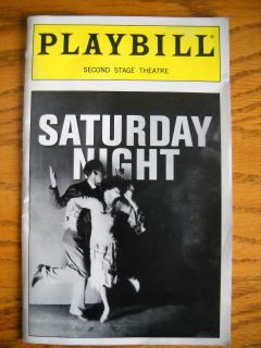  playbill from saturday night starring david campbell christopher 
