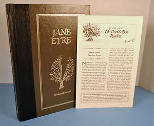 1984 Readers Digest Charlotte Brontes Jane Eyre Hard Cover w Leaflet 