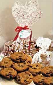 Dozen Christmas Chocolate Chip Cookies Gift Wrapped and Delivered 