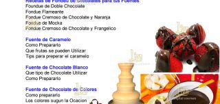 Todo Para Negocio De Fuente De Chocolate, Chamoy Y Queso, Colores Y 