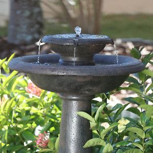 Chatsworth on Demand 2 Tier Smart Solar Water Fountain