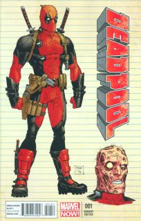 Deadpool 1 Marvel Comics Tony Moore Design 1 25 Variant