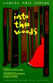 Pre Opening Broadway Poster ~Into the Woods~ Laura Benanti & Vanessa 