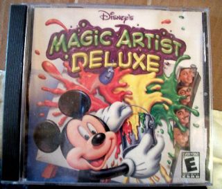 Disneys Magic Artist Deluxe PC CD   Art   Paint Program CD ROM