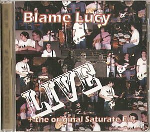 Blame Lucy Live Saturate Christian Music Rock Pop CD