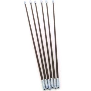 Chimney Cleaning Brush and Rods Black Flex Rods 16 Ft
