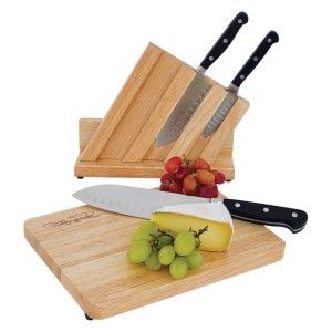 Wolfgang Puck 5 Piece Cutlery Set 3 Professional Chef Knives Prep 