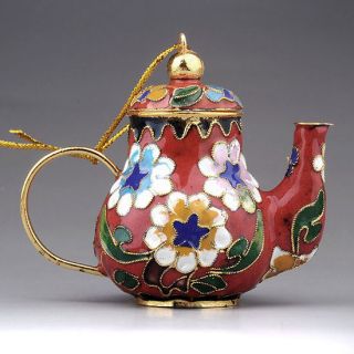 lce00203 Chinese Traditional Cloisonne Enamel Craft teapot & kettle