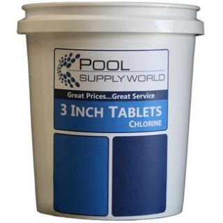 Chlorine Pool Tablets 50lb 3 Pool Sanitizer 99 Trichl
