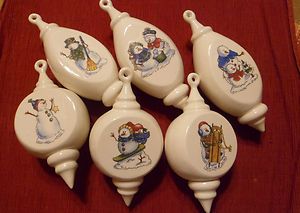 Christmas Bulb Ornaments Ceramic Bisque Ready to Paint