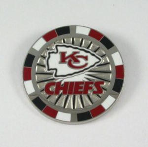New Kansas City Chiefs Logo Poker Chip Pin