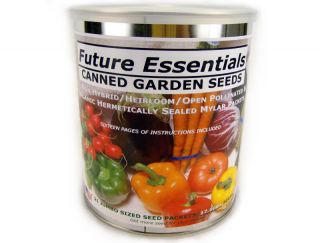 Can 22 Heirloom Non GMO Canned Vegetable Garden Seeds