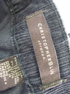 you are bidding on a christopher blue gray corduroy pants in a size 8 