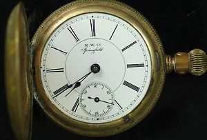 Circa 1900s Marvin Watch Co Hunters Case Antique Pocket Watch 18s 45mm 