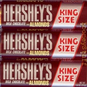 Hershey Almond Milk Chocolate Bar King Size 18 Bars