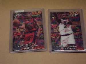 Flair Hot Numbers Grant Hill and Chris Webber 95 96