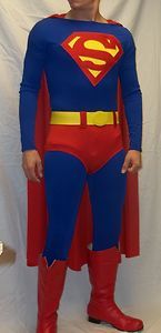Christopher Reeve Superman Costume Custom x Large XL