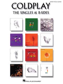 Coldplay Singles B Sides Piano Sheet Music Guitar Chords 38 Songs Book