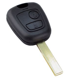 Uncut 2 Buttons Remote Key Shell Case For Citroen C2 C3 C4 C5