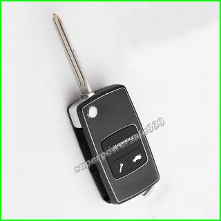 Flip Folding Remote Key Case Shell For Chevrolet Epica 3 Buttons
