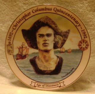 1992 Christopher Columbus Quincentary Collector Plate