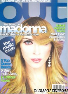 Madonna Out Magazine April 2006 Michael Buble Kattan