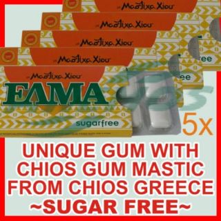 Elma Chewing Gum w Natural Chios Mastic 5pcs Sugar Free
