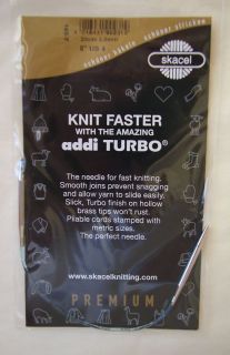 Addi Turbo Circular Knitting Needles 8 Selected Sizes