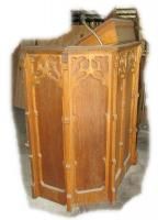 Wooden Christian Church Pulpit Podium Furniture