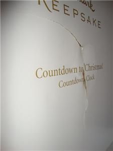Hallmark Keepsake Countdown to Christmas Countdown Clock NEW & MINT