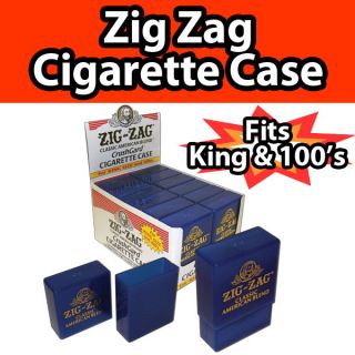 Zig Zag Cigarette Case High Impact Plastic Crush Guard Box King and