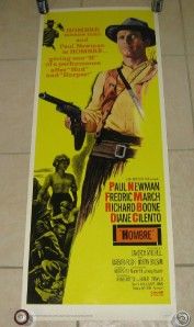  Long Sheet Movie Poster Western Paul Newman Diane Cilento