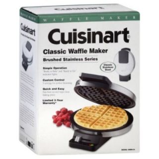 Cuisinart Round CLASSIC WAFFLE MAKER stainless steel, NEW IN BOX, Gift