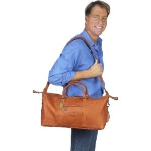 clairechase all american premium leather duffle bag