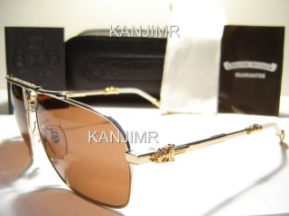 New Authentic Chrome Hearts 2 Kanchu II Sunglasses