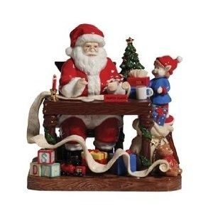 Royal Doulton Holiday Santa Makes His List Brand New