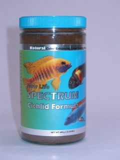 New Life Spectrum Cichlid Food Formula 600 GM 1 mm Sinking Pellets