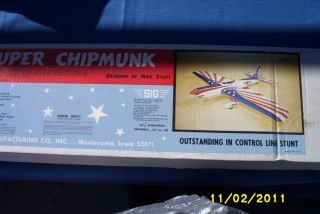 Sig Super Chipmunk Control Line Kit Collectible
