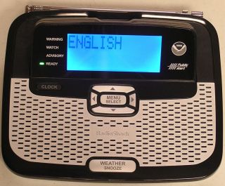 Radioshack® Weather Radio with Alarm Clock and Same Operation 12 262