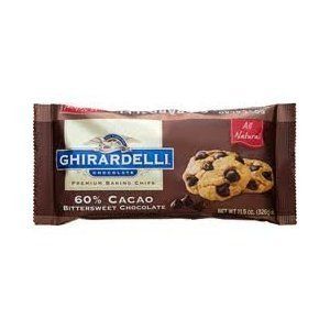 Ghirardelli 60 Cacao Bittersweet Chocolate Baking Chips 3lb Bag