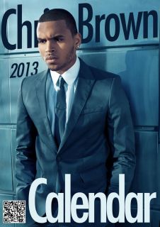 Chris Brown 2013 Calendar A3 Exclusive F A M E Graffiti Fortune Album