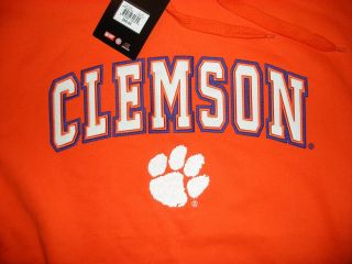 NEW**Clemson Tigers Hoodie by Coloseum Athletics size Large NWT