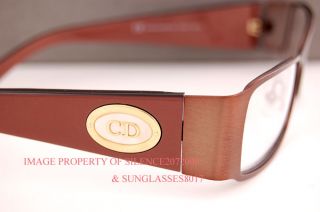 New Christian Dior CD Eyeglasses Frames 3701 Oce Brown