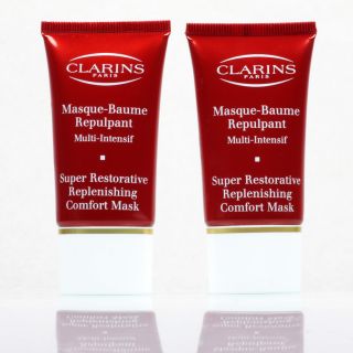 CLARINS Super Restorative Replenishing Comfort Mask 2 Tubes x 15mL 0 5