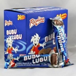 BUBULUBU bubu lubu (29.63oz/840g) Ricolino Box of 24 Candy Bar