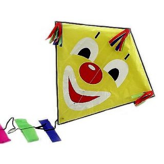 New Clown Single Line Diamond Kite by Rhombus Long Tail