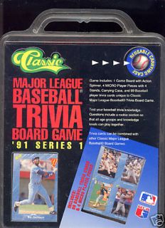 Classic Major League Baseball Trivia Board Game 91 New